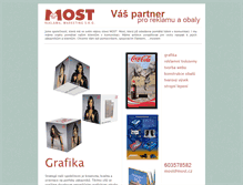 Tablet Screenshot of most.cz