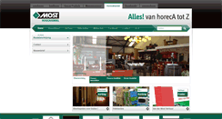 Desktop Screenshot of horecahandel.most.nl