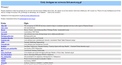 Desktop Screenshot of lists.most.org.pl