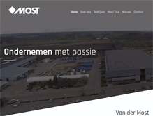 Tablet Screenshot of most.nl