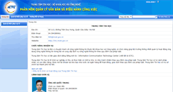 Desktop Screenshot of ictc.most.gov.vn