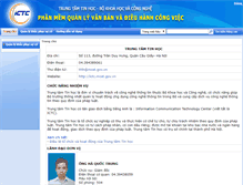 Tablet Screenshot of ictc.most.gov.vn