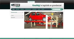 Desktop Screenshot of materieelverhuur.most.nl