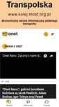 Mobile Screenshot of kolej.most.org.pl