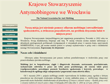 Tablet Screenshot of mobbing.most.org.pl